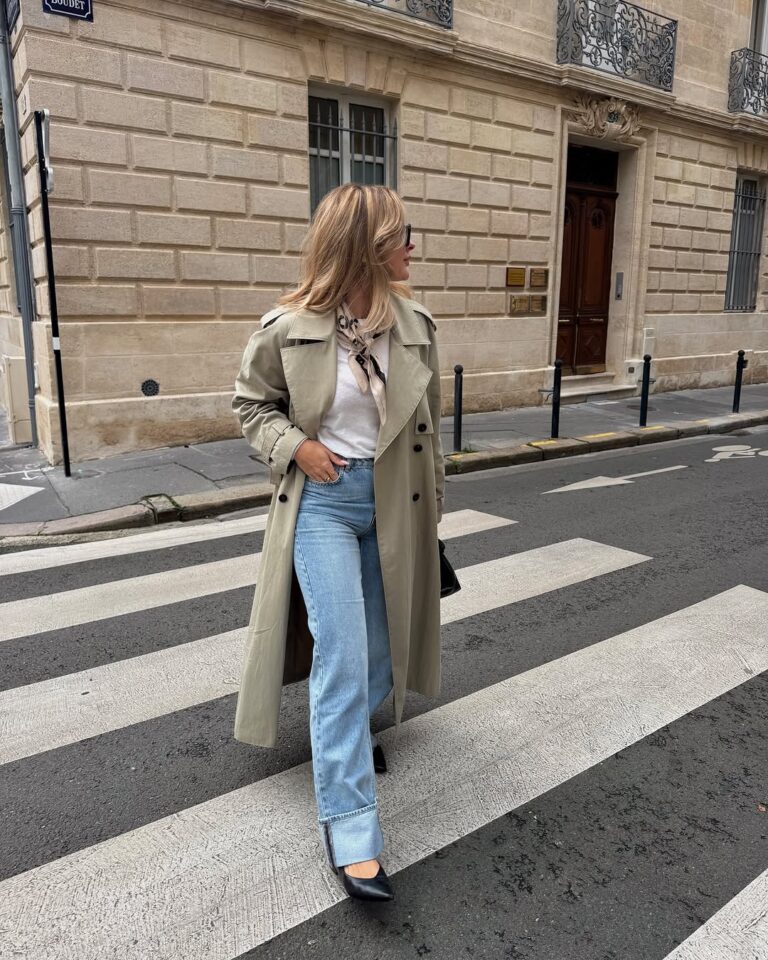 trench coat outfit ideas