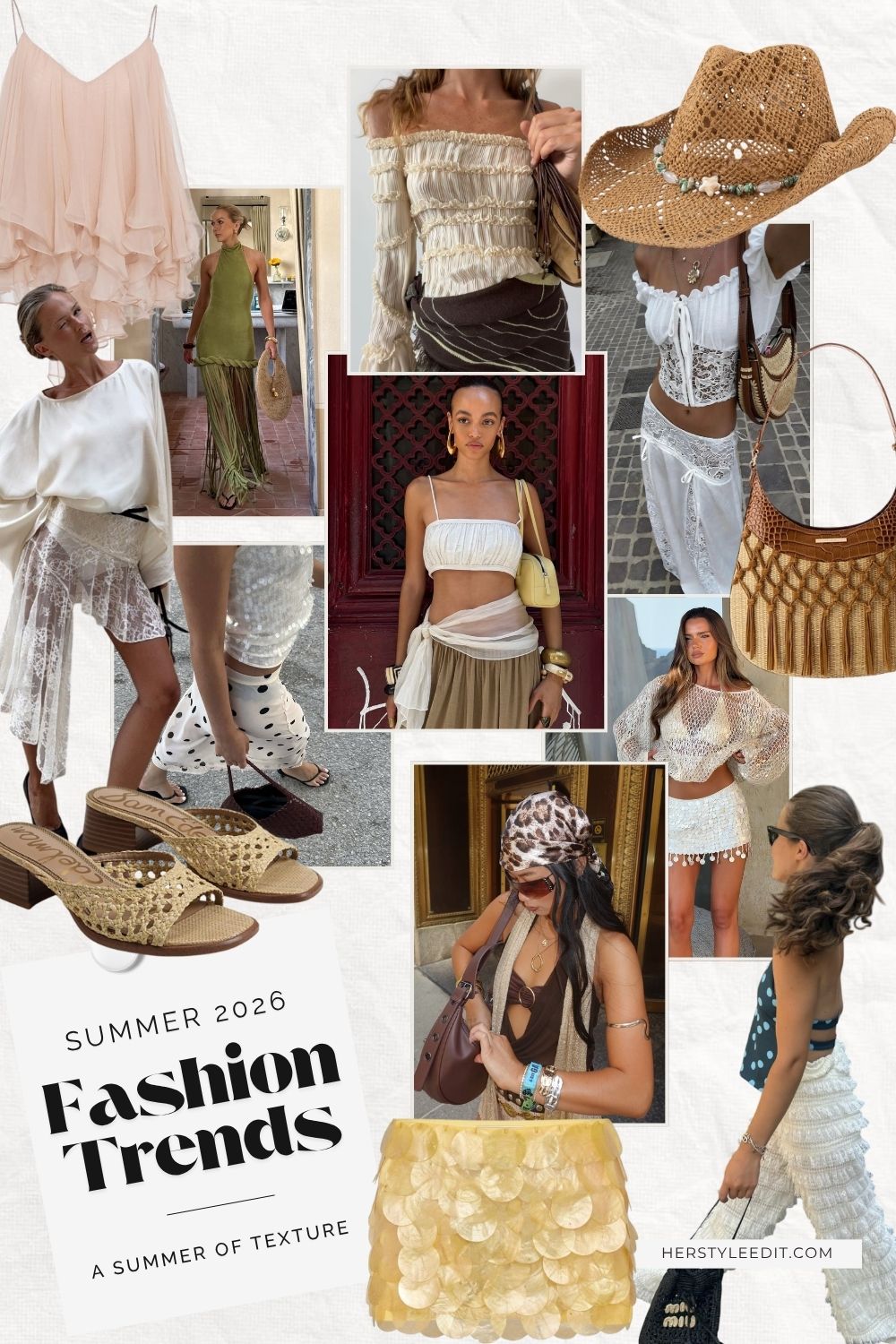 Summer 2026 Fashion Trends - A Summer of Texture