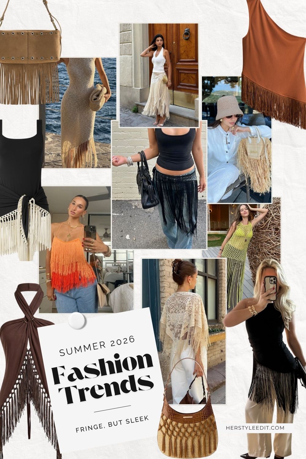 Summer 2026 Fashion Trends - Fringe, But Sleek