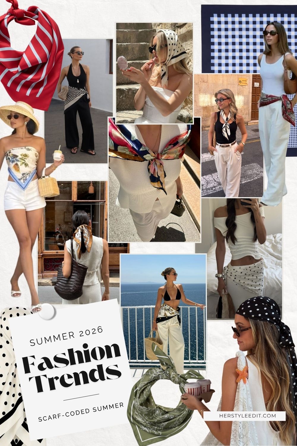 Summer 2026 Fashion Trends - Scarf-Coded Summer