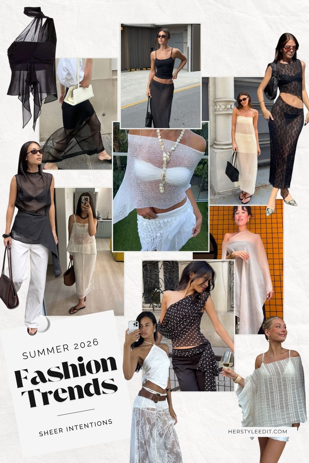 Summer 2026 Fashion Trends - Sheer Intentions