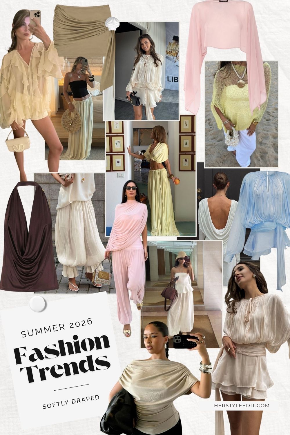 Summer 2026 Fashion Trends - Softly Draped