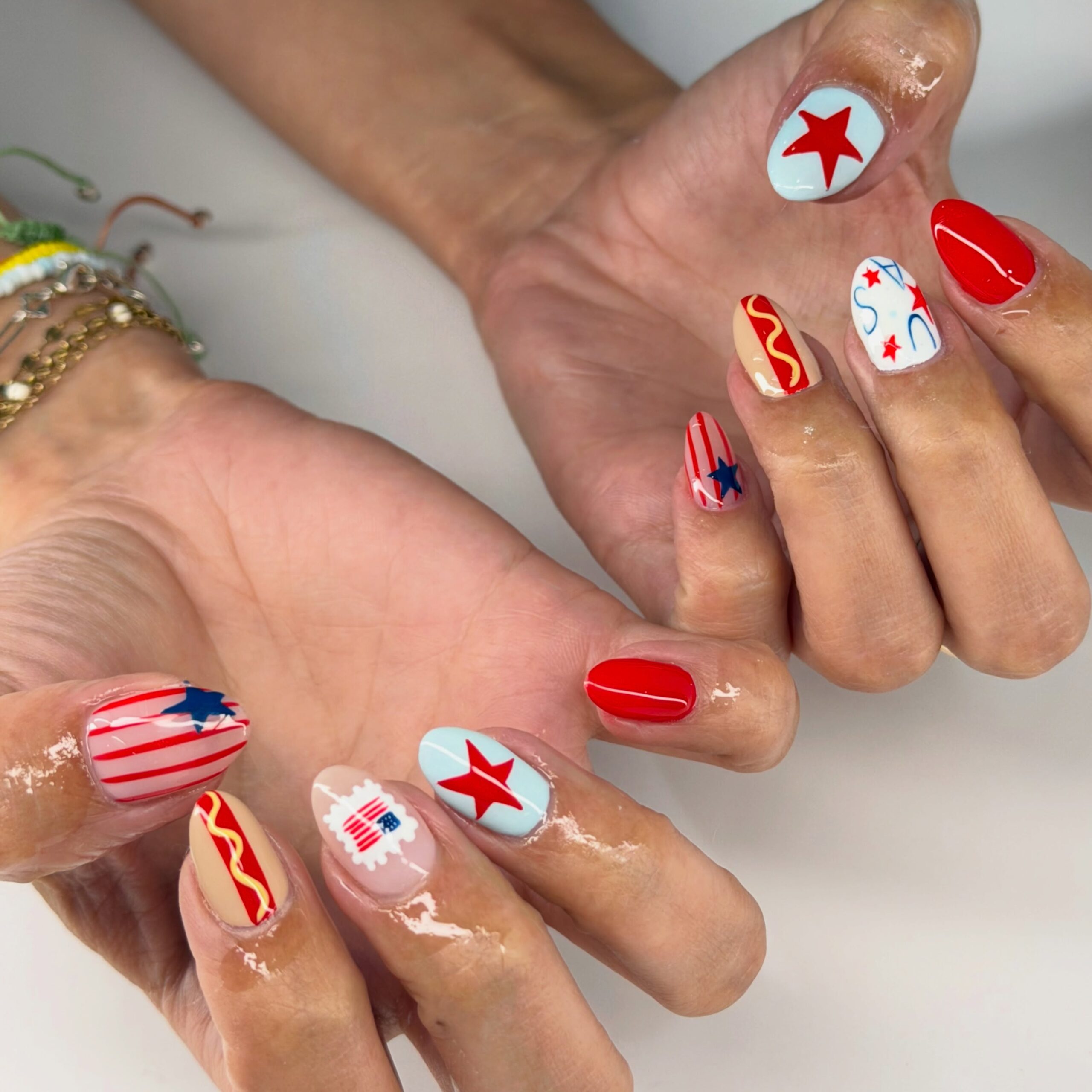 coastalnail.co - 4th of july nails - fourth of july nails - 4th of july nail ideas - 4th of july nail designs - 2026