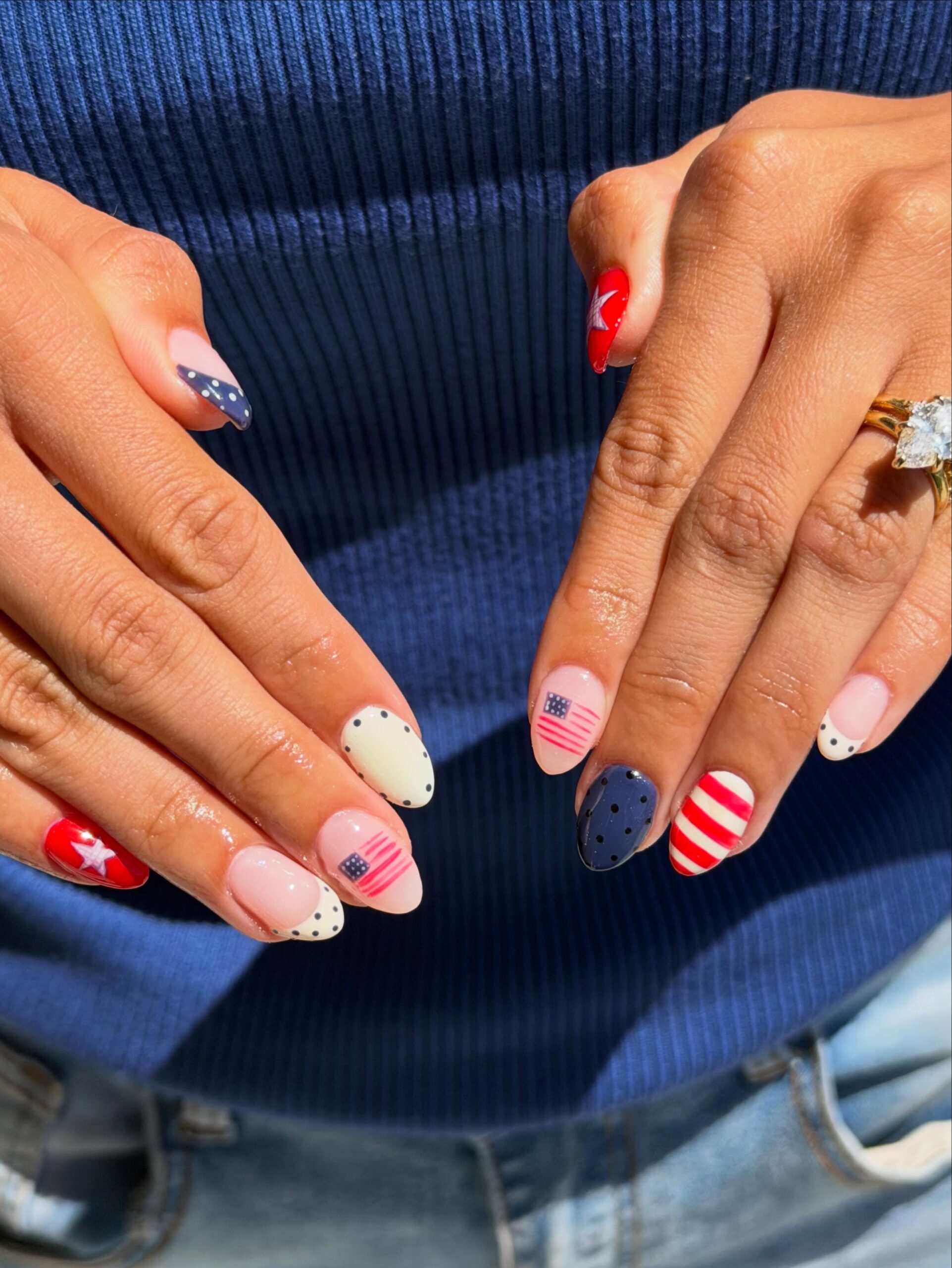 nails.withrach - 4th of july nails - fourth of july nails - 4th of july nail ideas - 4th of july nail designs - 2026