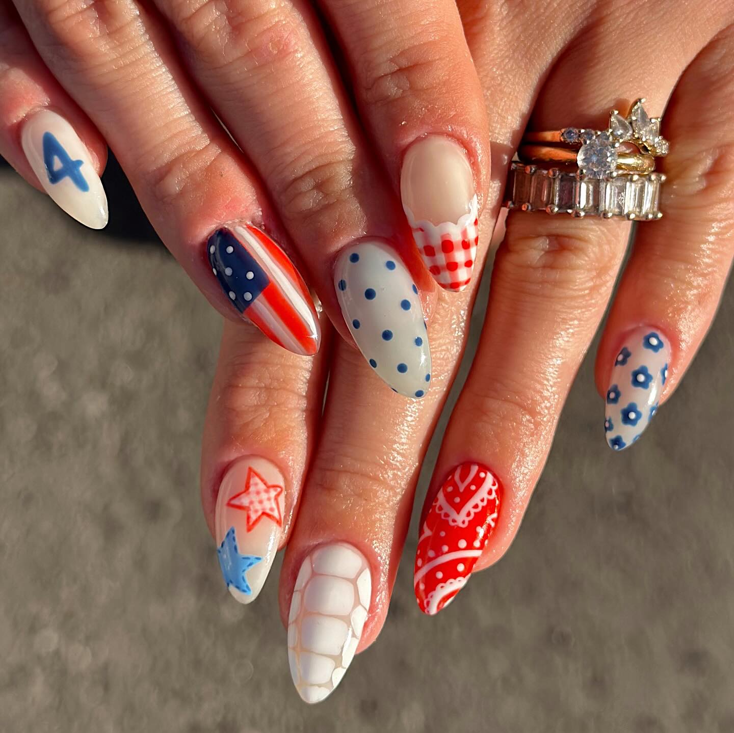 nailsbybryn - 4th of july nails - fourth of july nails - 4th of july nail ideas - 4th of july nail designs - 2026