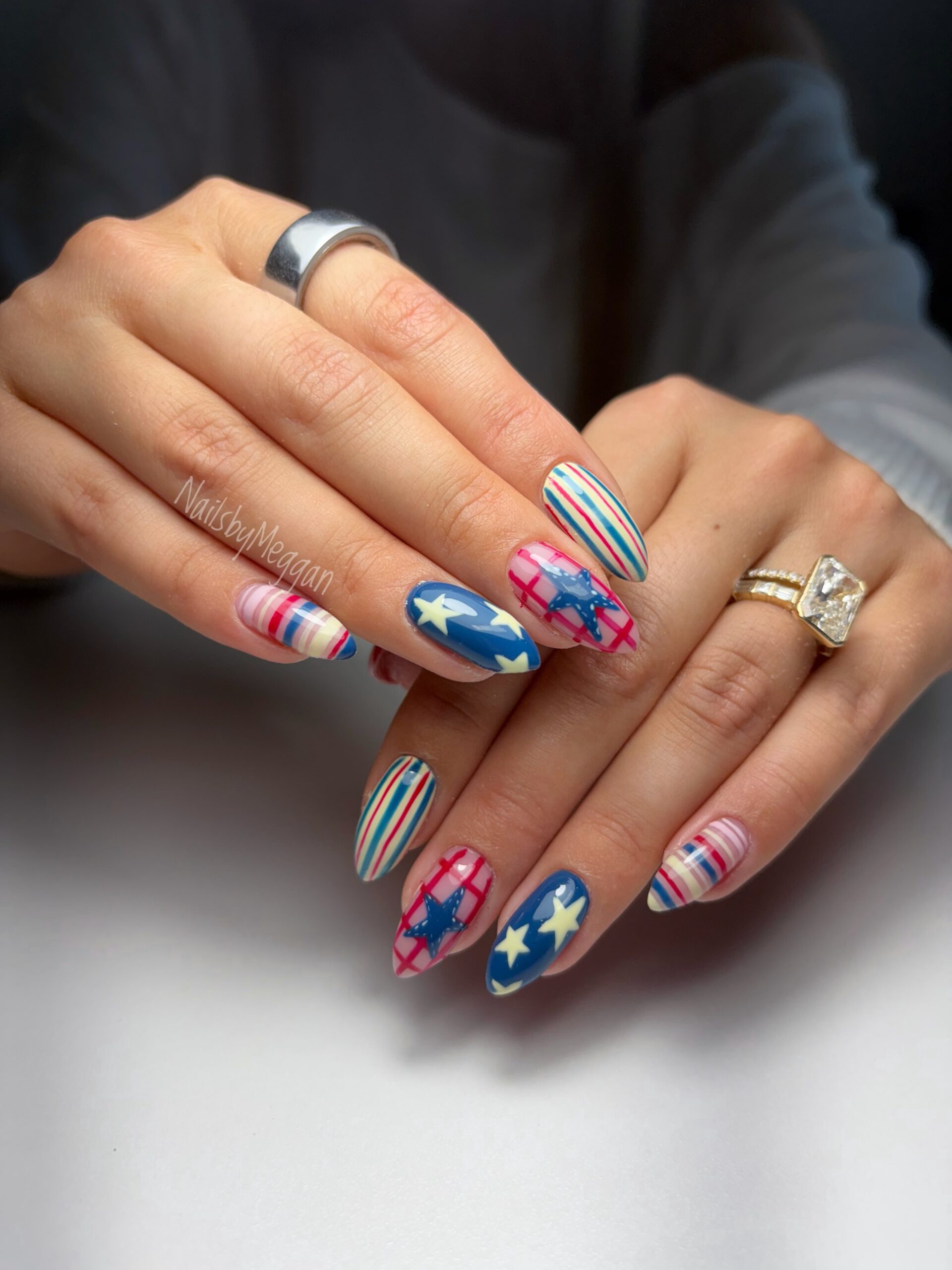 nailsbymeggan - 4th of july nails - fourth of july nails - 4th of july nail ideas - 4th of july nail designs - 2026