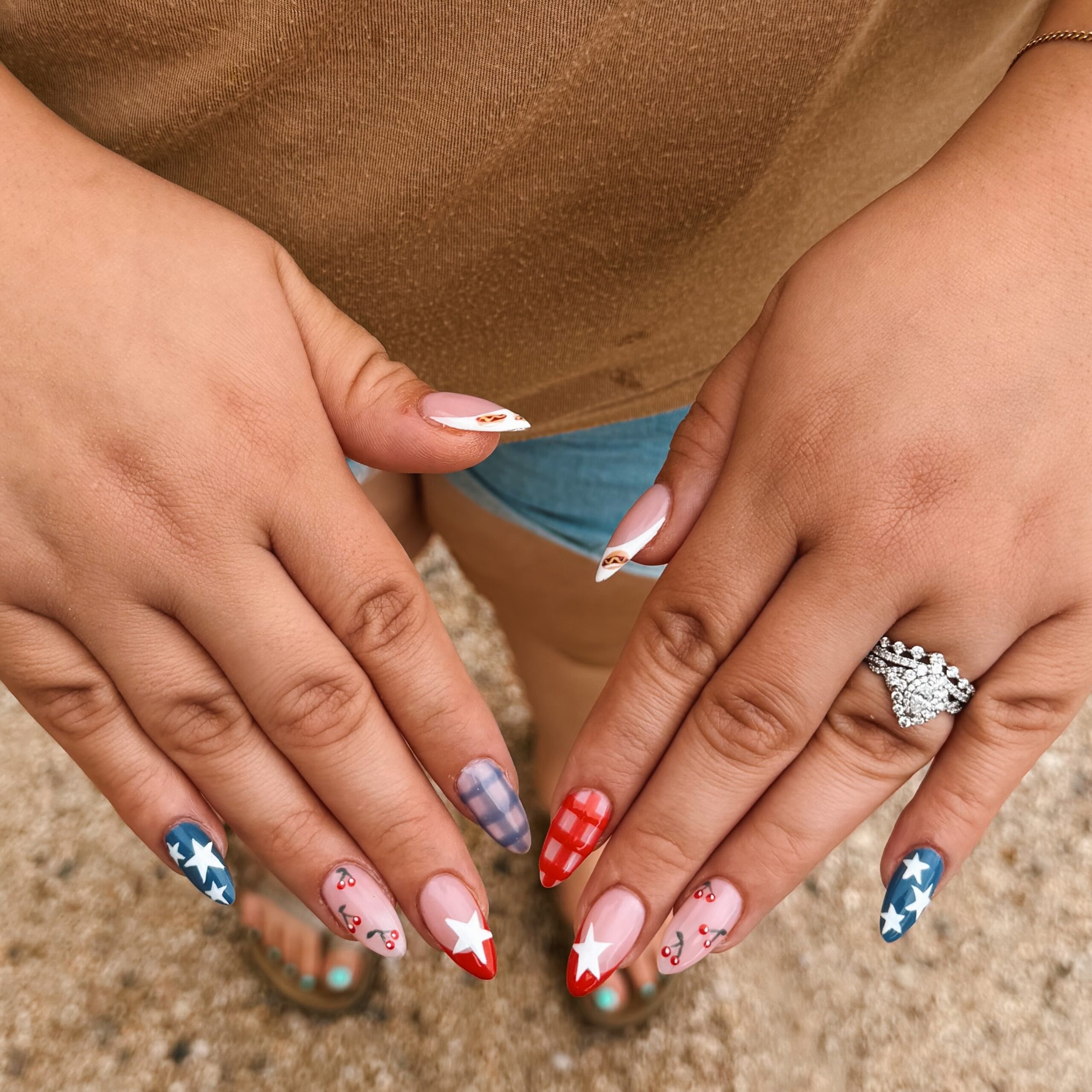 sairanailsit - 4th of july nails - fourth of july nails - 4th of july nail ideas - 4th of july nail designs - 2026